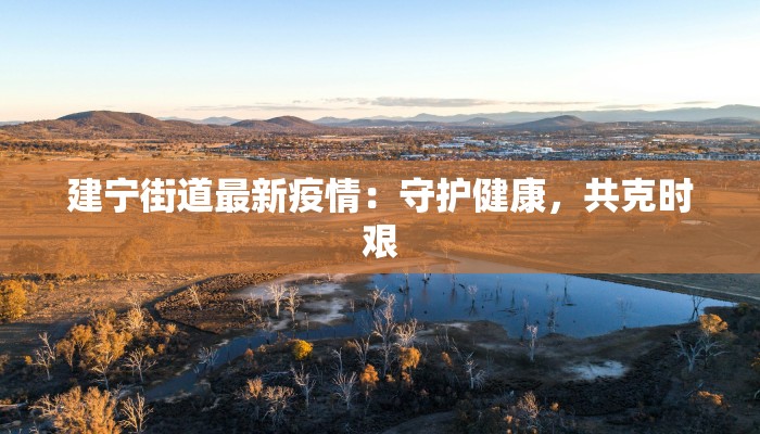 建宁街道最新疫情:守护健康,共克时艰 建宁街道最新疫情:守护健康,共克时艰